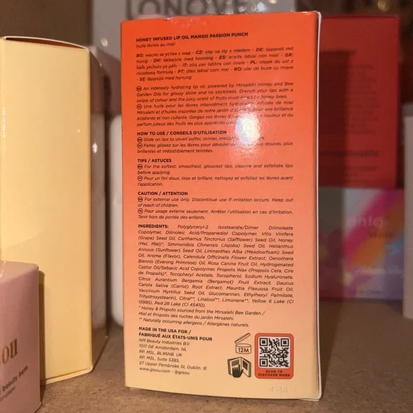 Gisou Honey Infused Lip Oil Mango Passion Punch - Picture 4 of 4